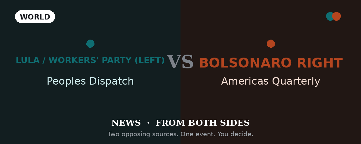 Brazil's 2026 race: Lula's democracy defence vs the Bolsonaro right's comeback