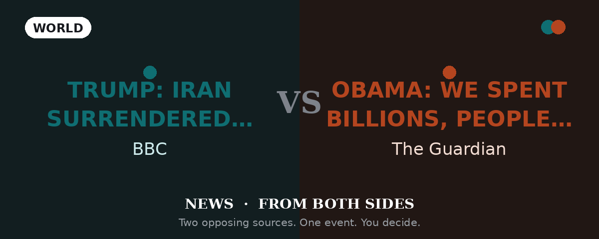 Obama says the US is 'worse off' after the Iran war. Trump says it was 'unconditional surrender'. Who's right?