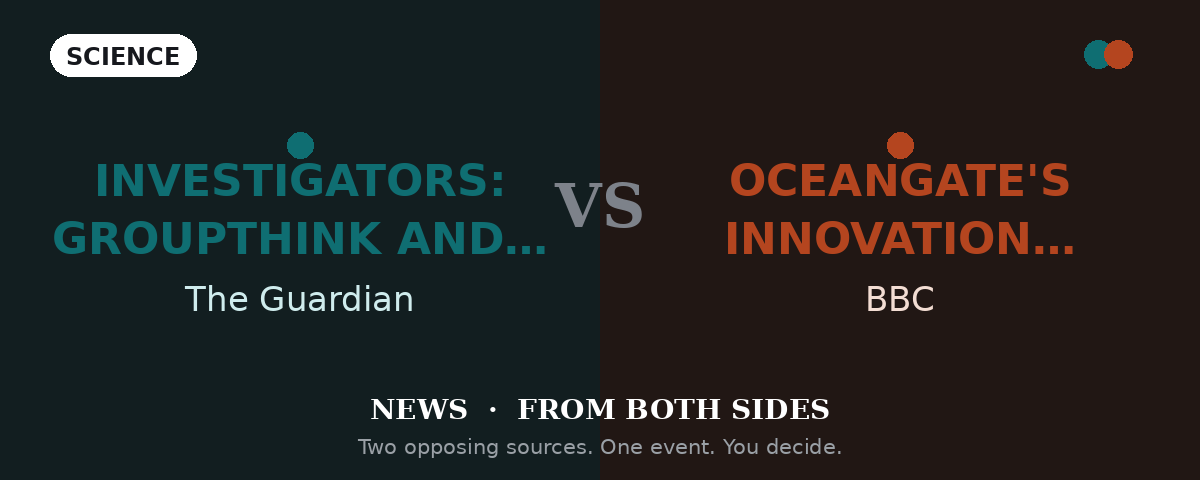 Canadian report on the Titan submarine disaster: groupthink and design flaws, or a pioneer who paid the price of innovation?